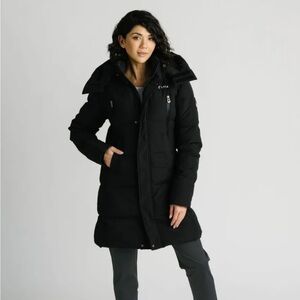Zyia Vondelpark black puffer coat size large